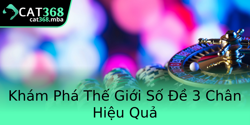 Khám Phá Thế Giới Số Đề 3 Chân Hiệu Quả Khám Phá Thế Giới Số Đề 3 Chân Hiệu Quả